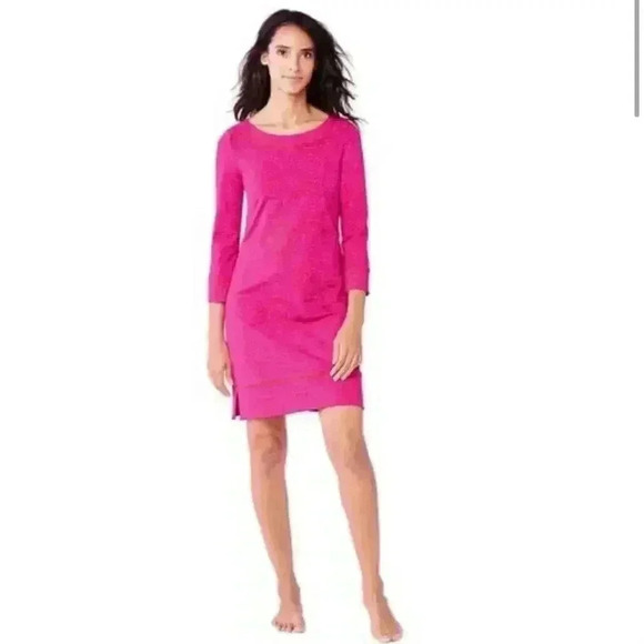 Lands end boat neck tunic cover up​ - Picture 1 of 7